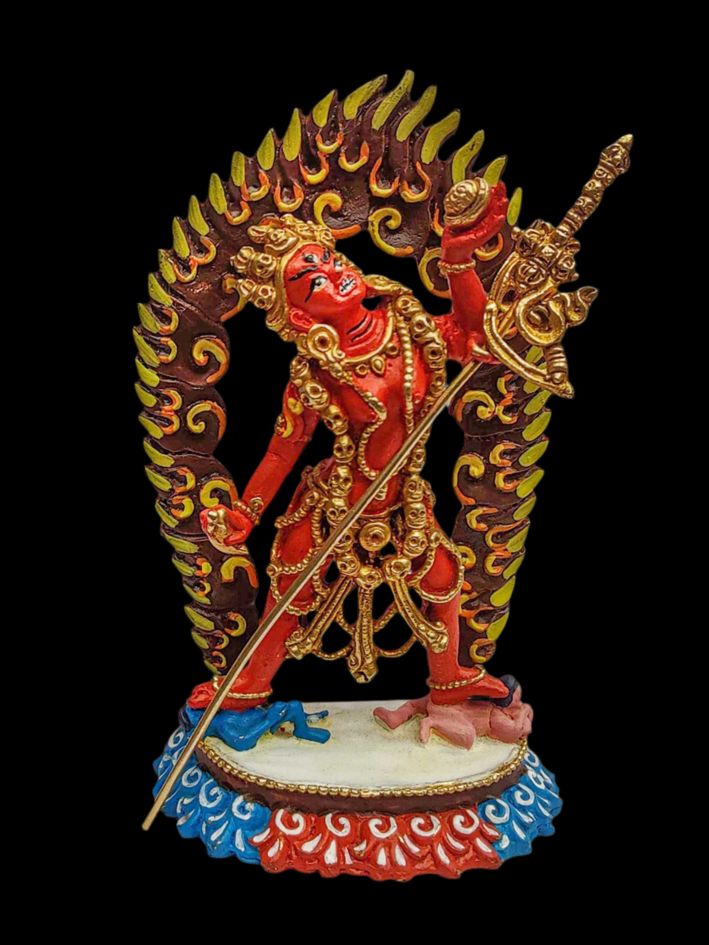 Handcrafted Miniature Vajrayogini Statue – Sacred Art Preserving Nepal’s Living Heritage