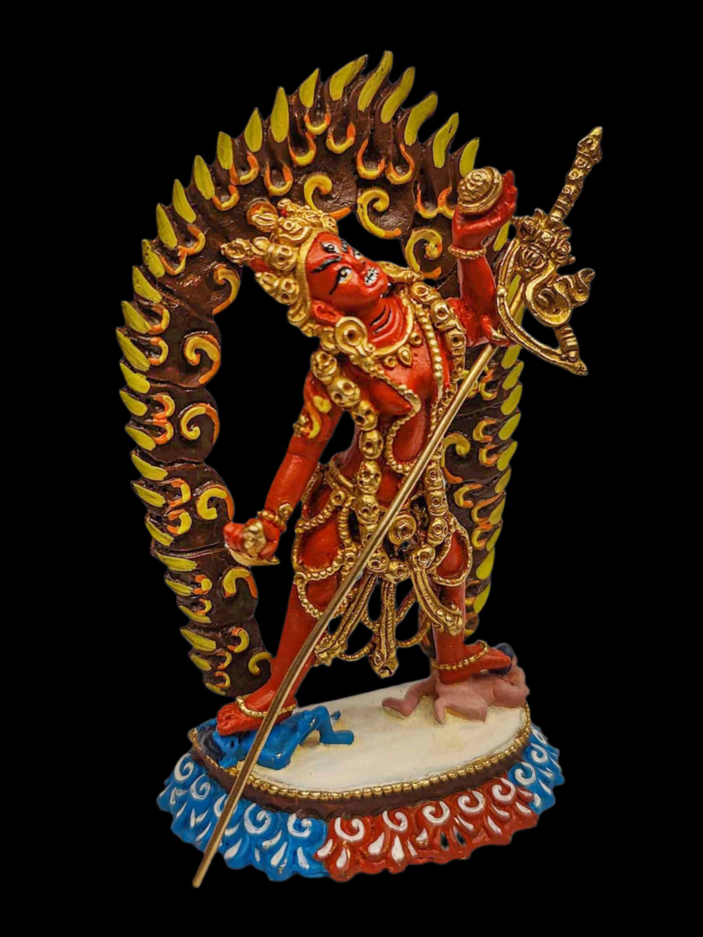 Handcrafted Miniature Vajrayogini Statue – Sacred Art Preserving Nepal’s Living Heritage