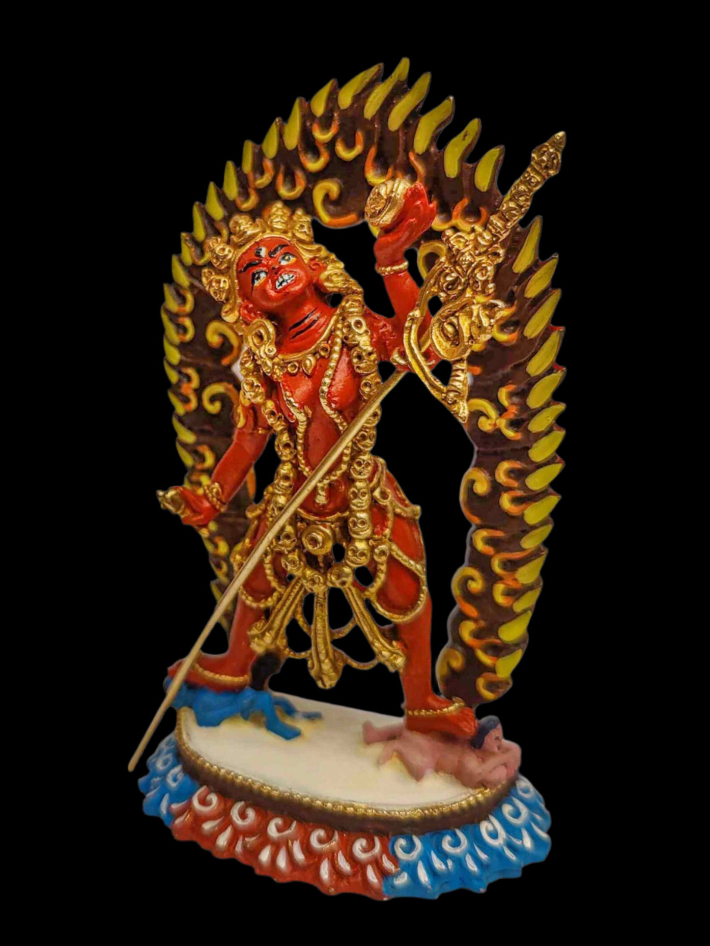 Handcrafted Miniature Vajrayogini Statue – Sacred Art Preserving Nepal’s Living Heritage