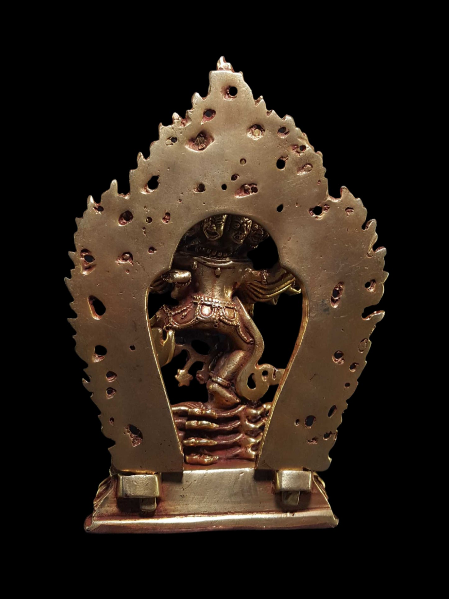 Hevajra – Tantric Guardian of Compassion Full Gold-Plated Statue
