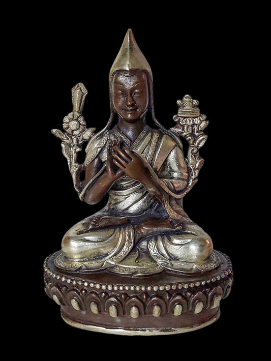 Tsongkhapa miniature Statue – Founder of the Gelug School & Wisdom Master