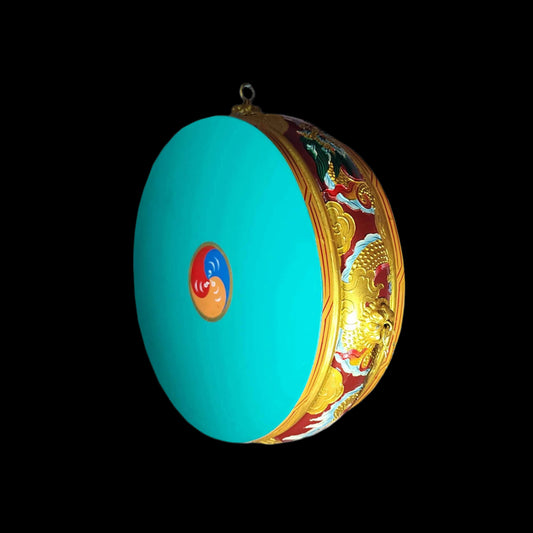 Traditional Painted Drum Dhyangro