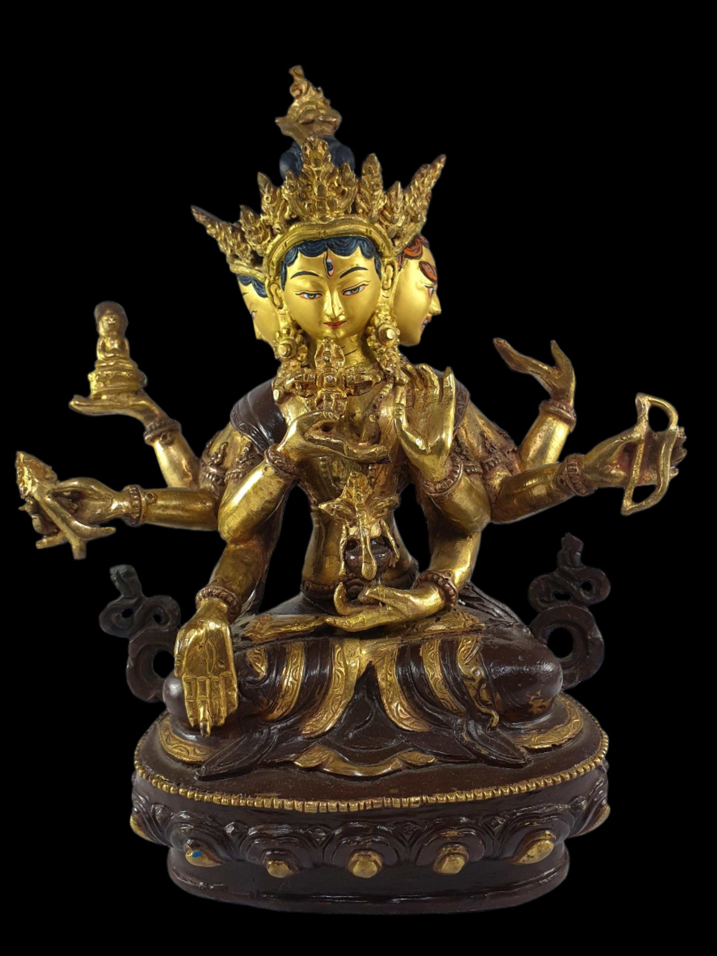 Ushnishavijaya (Namgyalma) Statue – Exquisite Partly Gold-Gilded Art