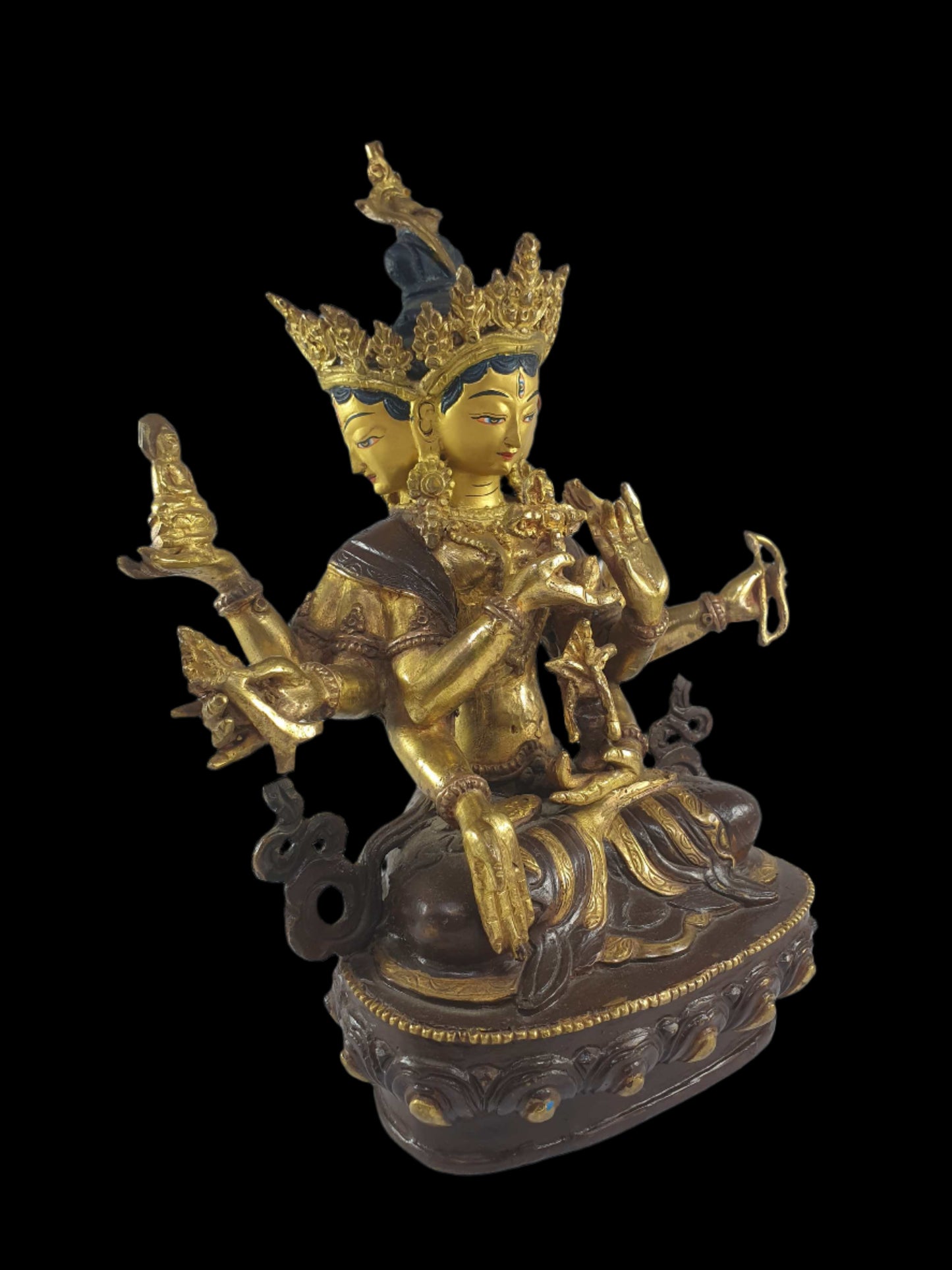 Ushnishavijaya (Namgyalma) Statue – Exquisite Partly Gold-Gilded Art