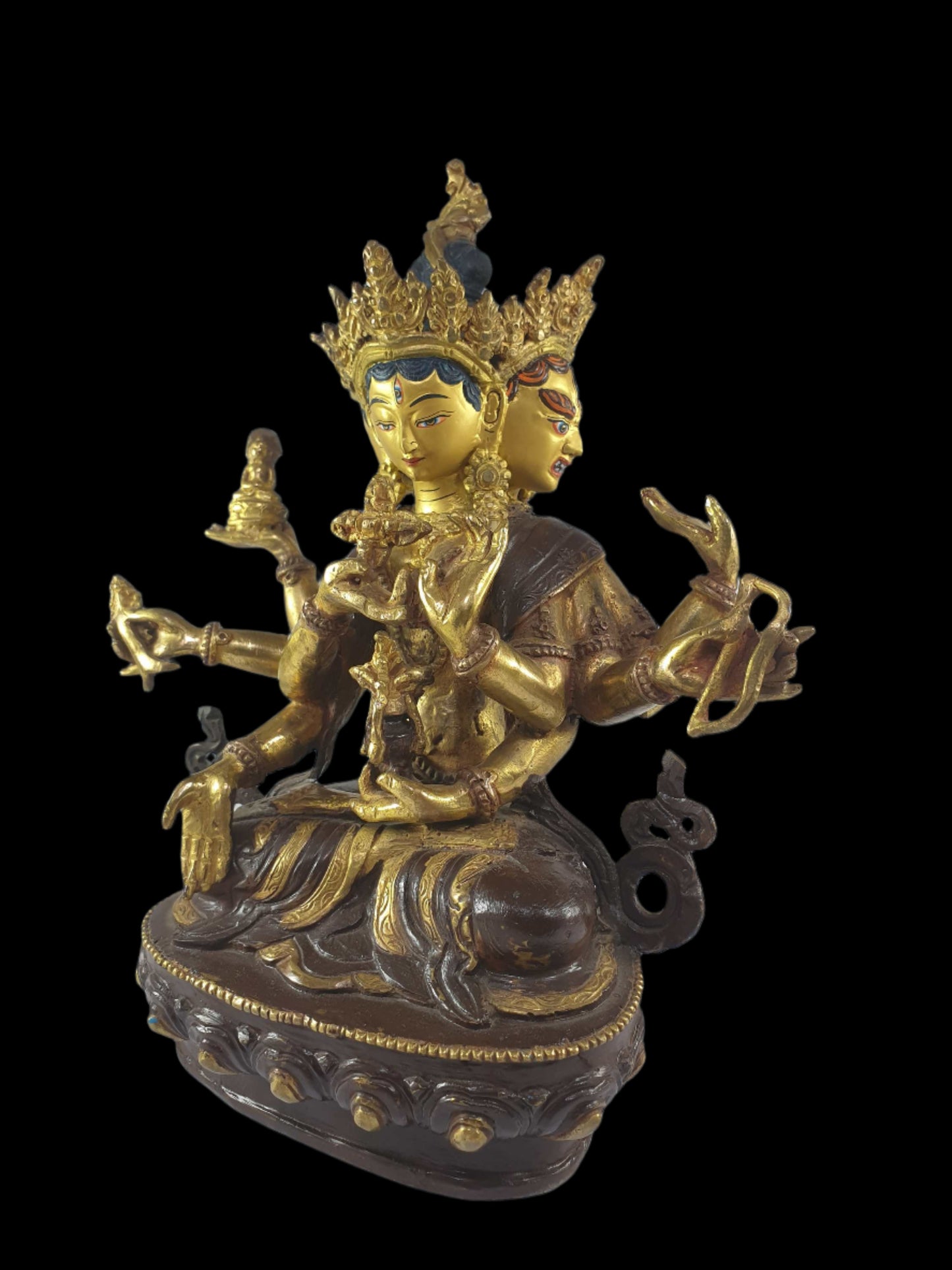 Ushnishavijaya (Namgyalma) Statue – Exquisite Partly Gold-Gilded Art